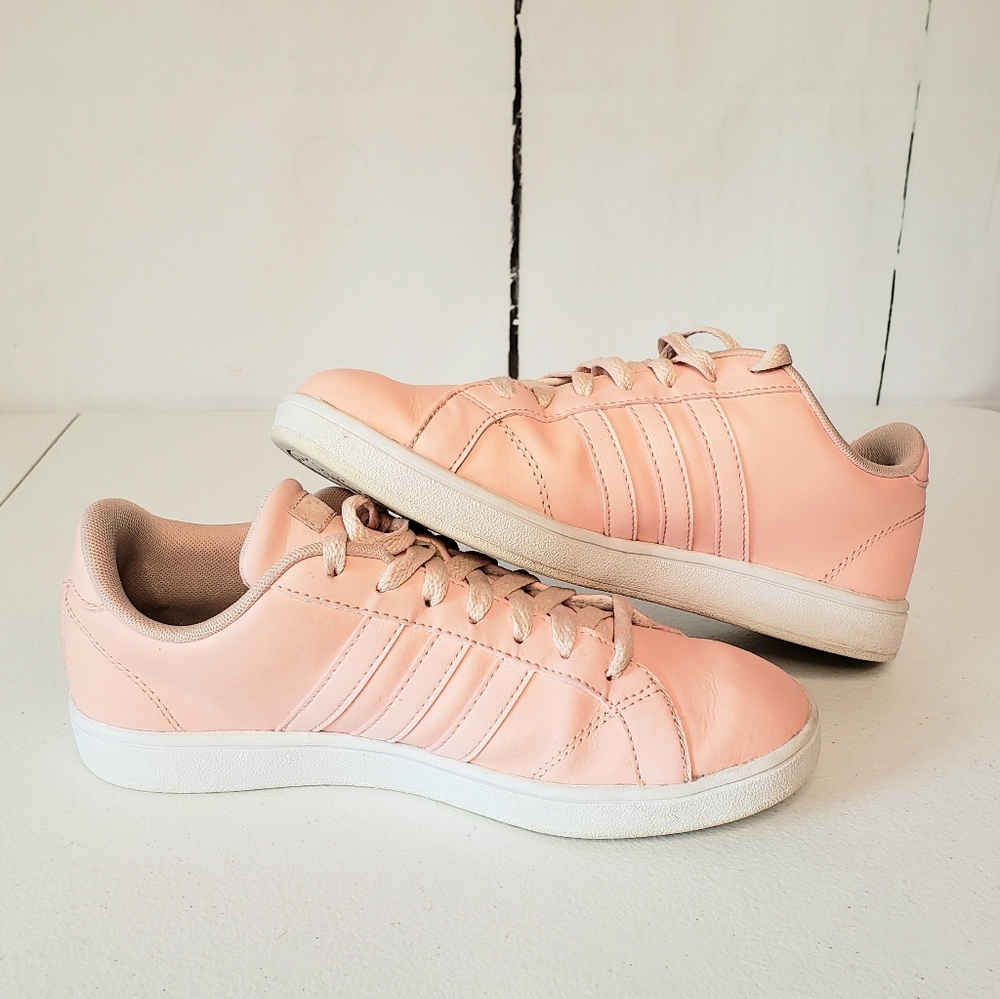 *SOLD*Adidas Neo Baseline Striped Leather Sneakers - Picture 10 of 11